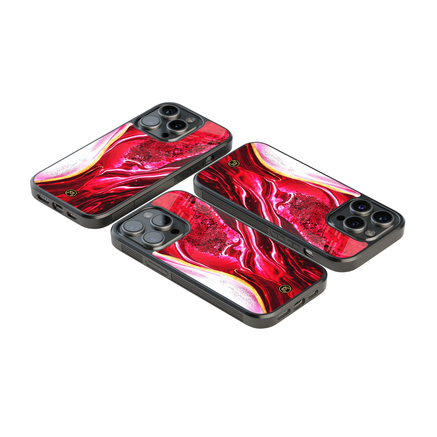 Luxury Glass Back Mobile Cover for iPhone, Samsung Galaxy, OnePlus, Pixel, Redmi & More