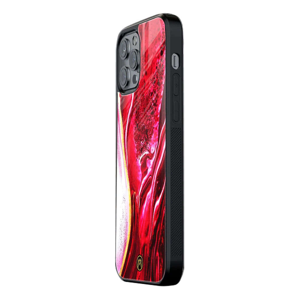 Slim Glass Back Phone Case for Multiple Brands โ iPhone, Samsung, Redmi, OnePlus, Oppo, Vivo
