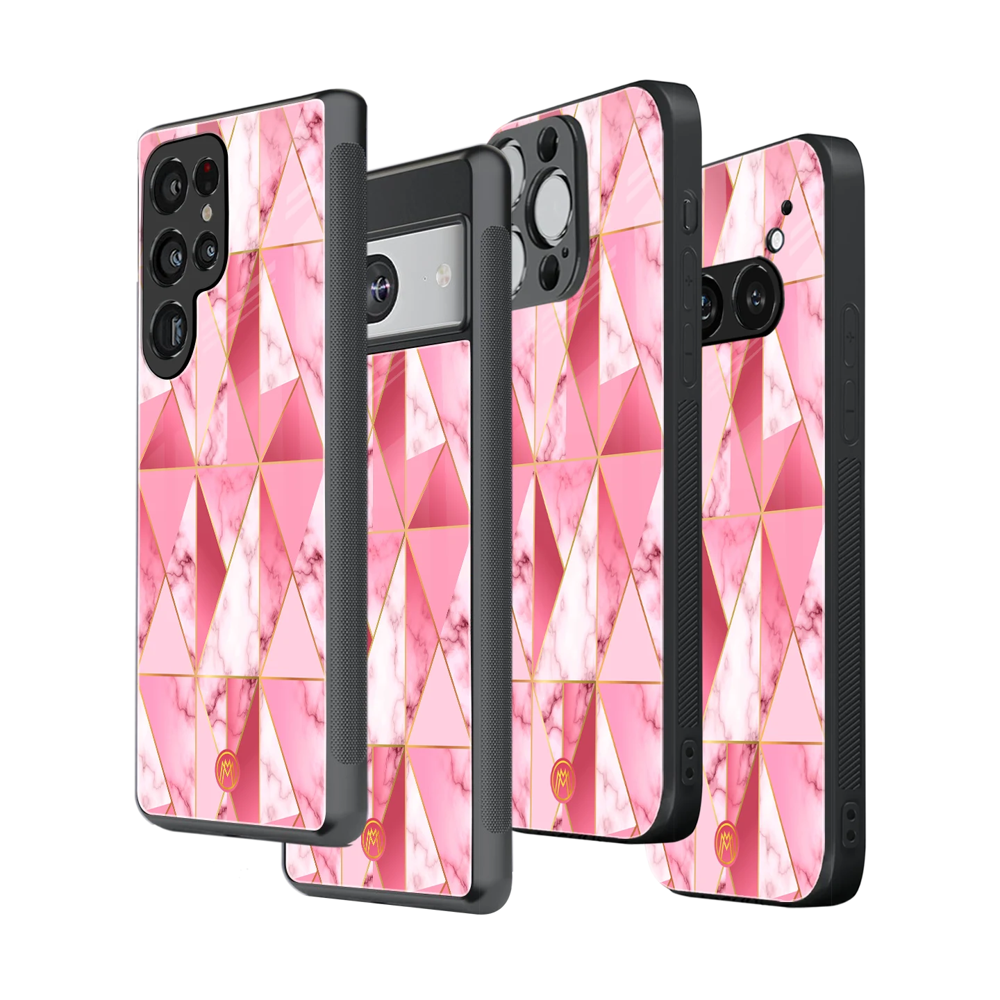 Stylish Glass Back Case for All Smartphones โ iPhone, Samsung, OnePlus, Pixel, Redmi, Oppo, Vivo, Motorola