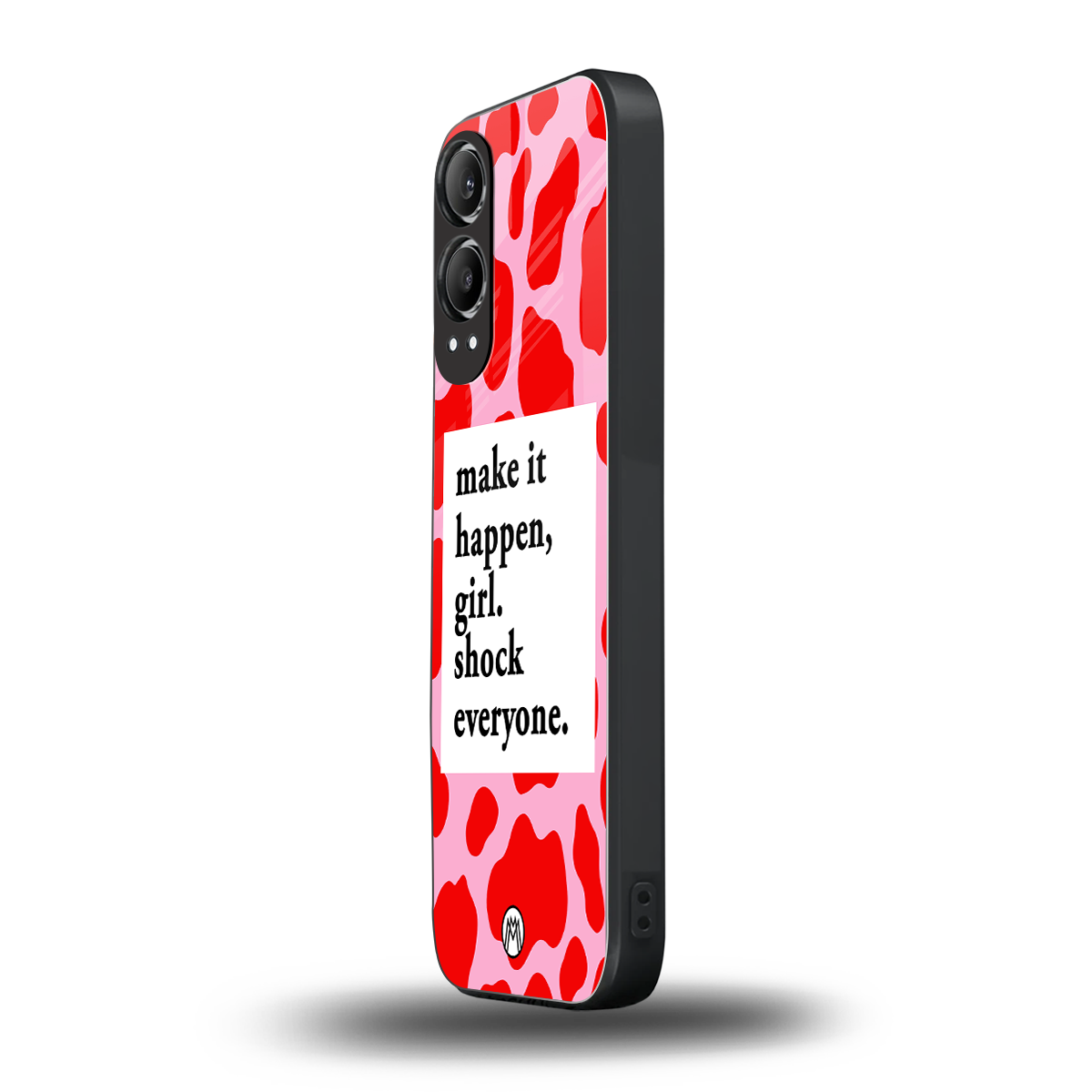 make it happen girl back phone cover | glass case for oneplus nord ce 4 lite