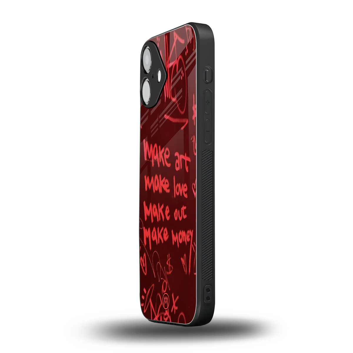 make magic back phone cover | glass case for iphone 16 plus