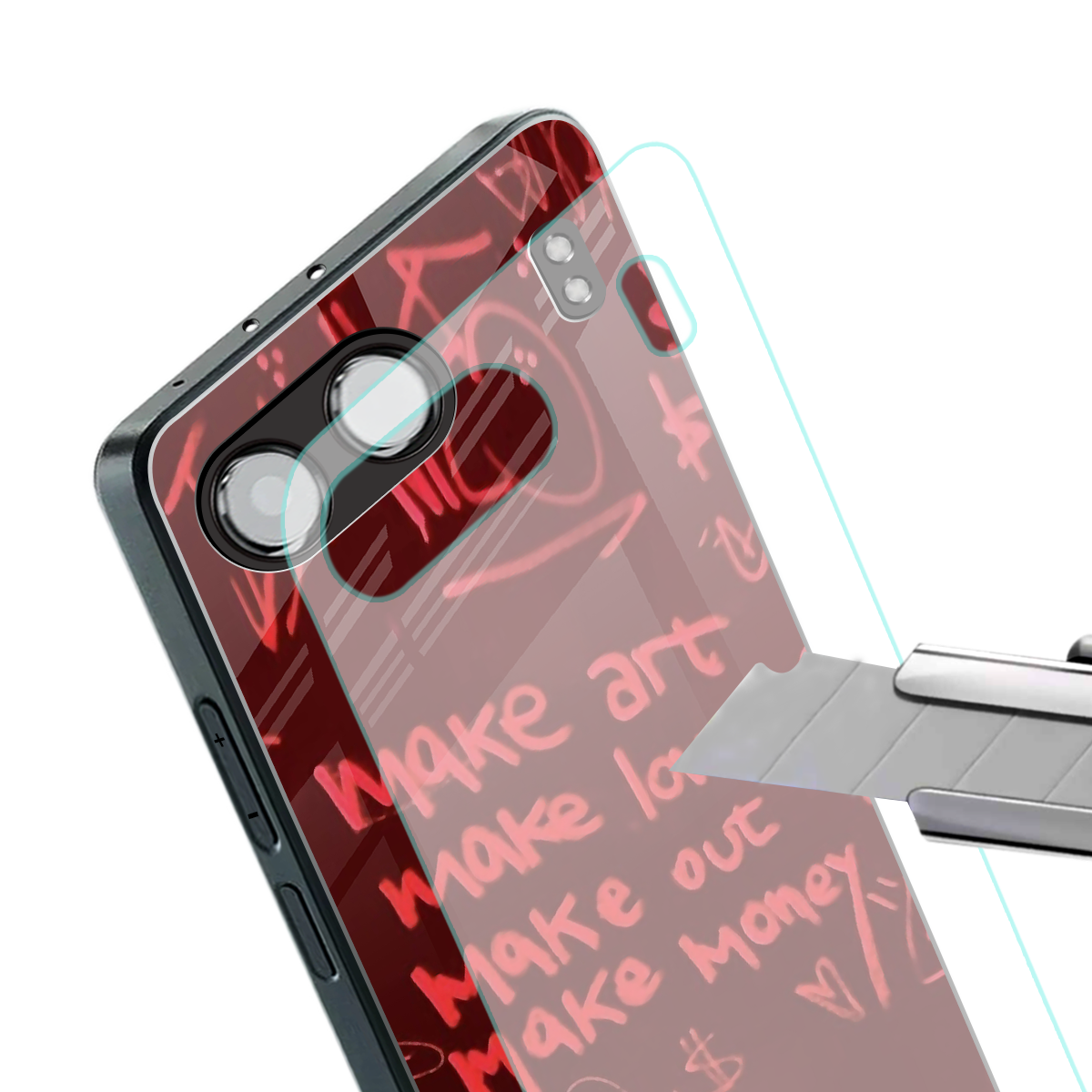 make magic back phone cover | glass case for oneplus nord 4