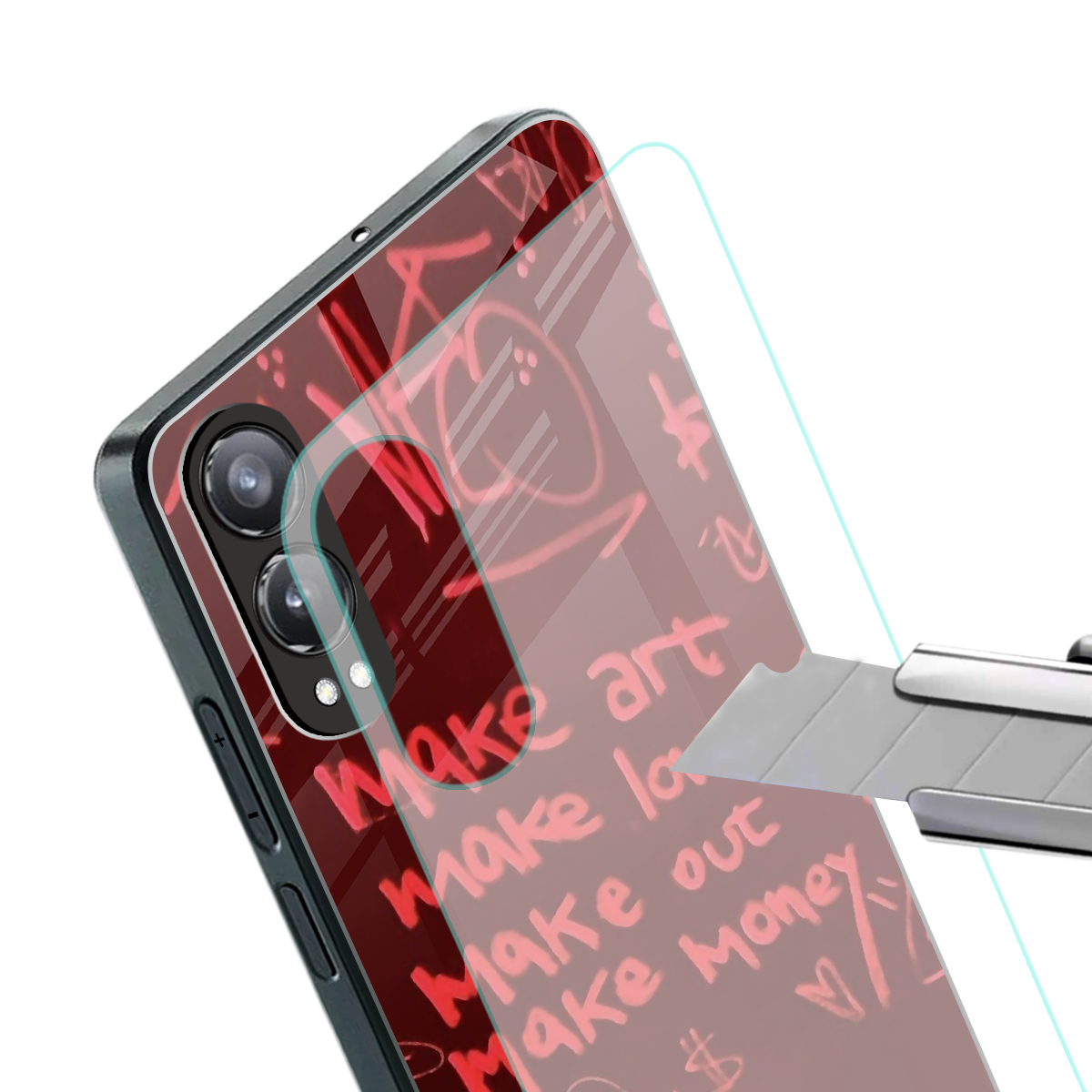 make magic back phone cover | glass case for oneplus nord ce 4 lite