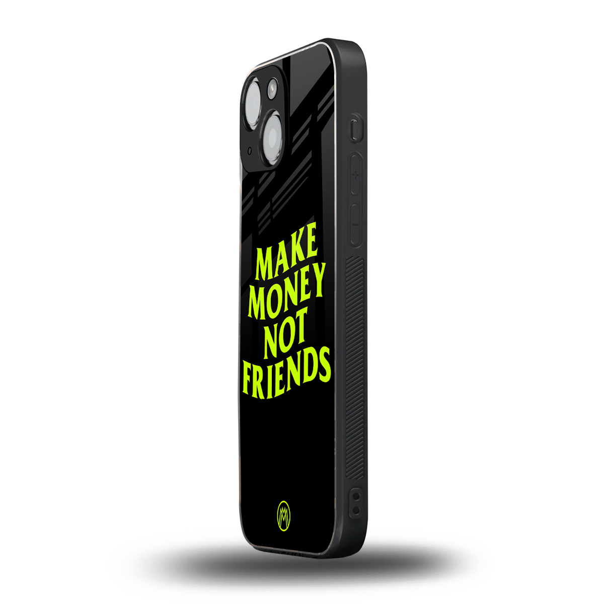 make money not friends back phone cover | glass case for iphone 13 mini