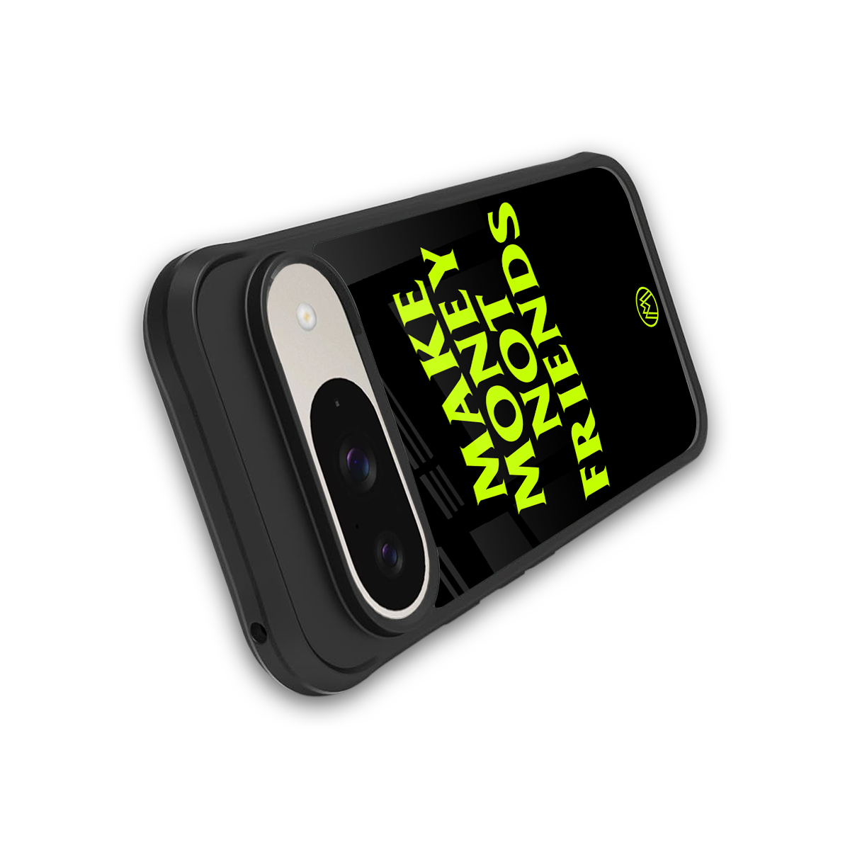 make money not friends back phone cover | glass case for google pixel 9