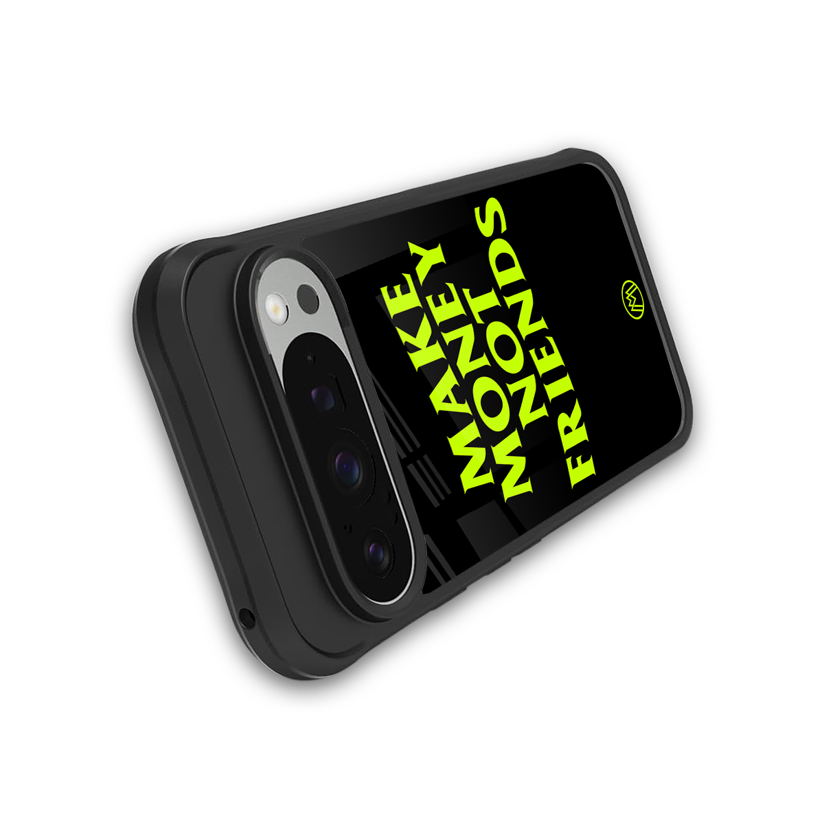 make money not friends back phone cover | glass case for google pixel 9 pro