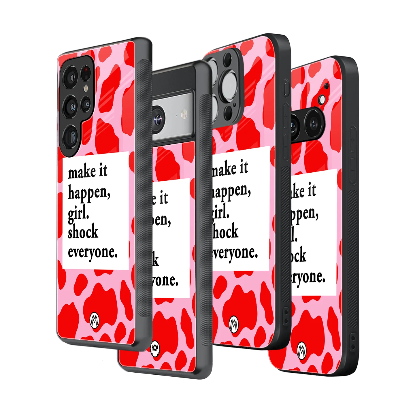 Stylish Glass Back Case for All Smartphones โ iPhone, Samsung, OnePlus, Pixel, Redmi, Oppo, Vivo, Motorola
