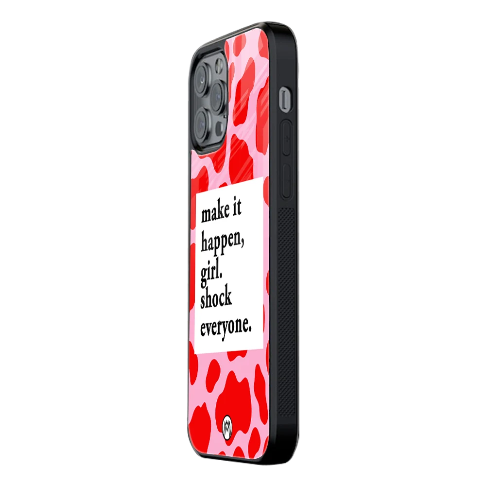 Slim Glass Back Phone Case for Multiple Brands โ iPhone, Samsung, Redmi, OnePlus, Oppo, Vivo