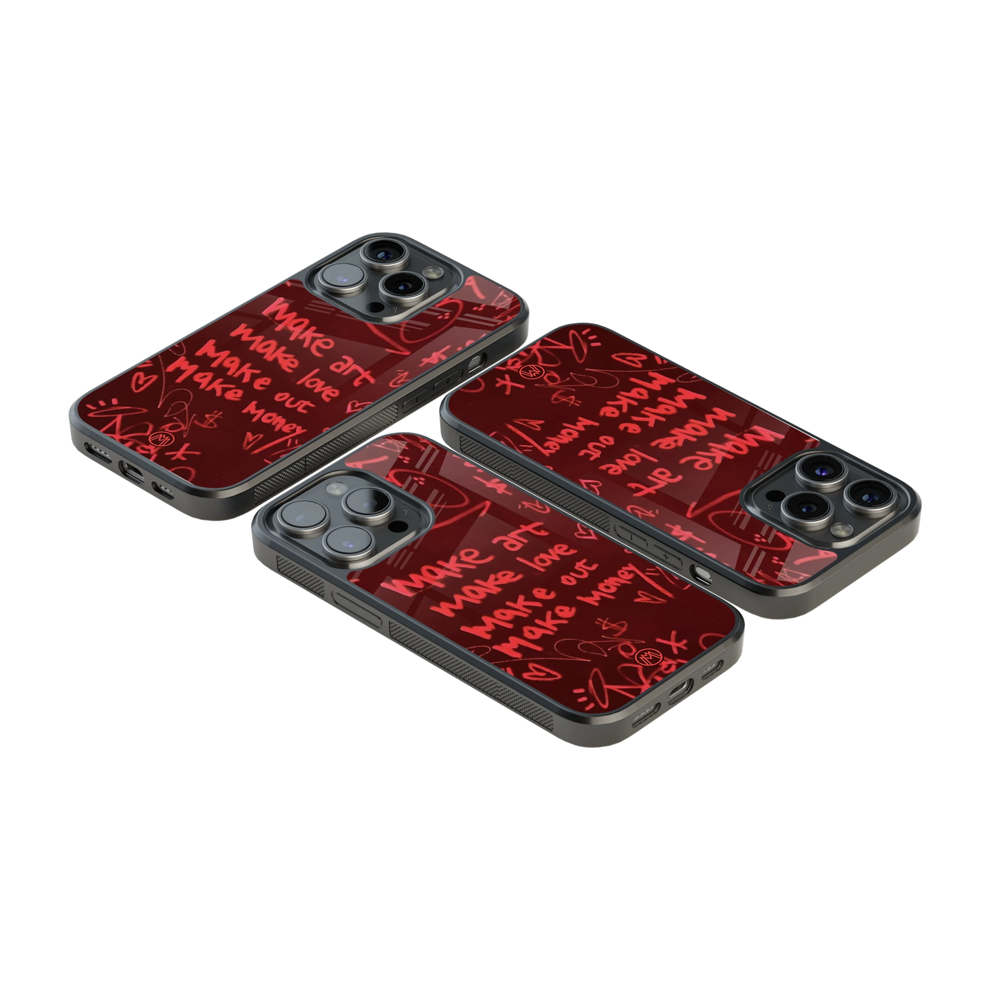 Luxury Glass Back Mobile Cover for iPhone, Samsung Galaxy, OnePlus, Pixel, Redmi & More