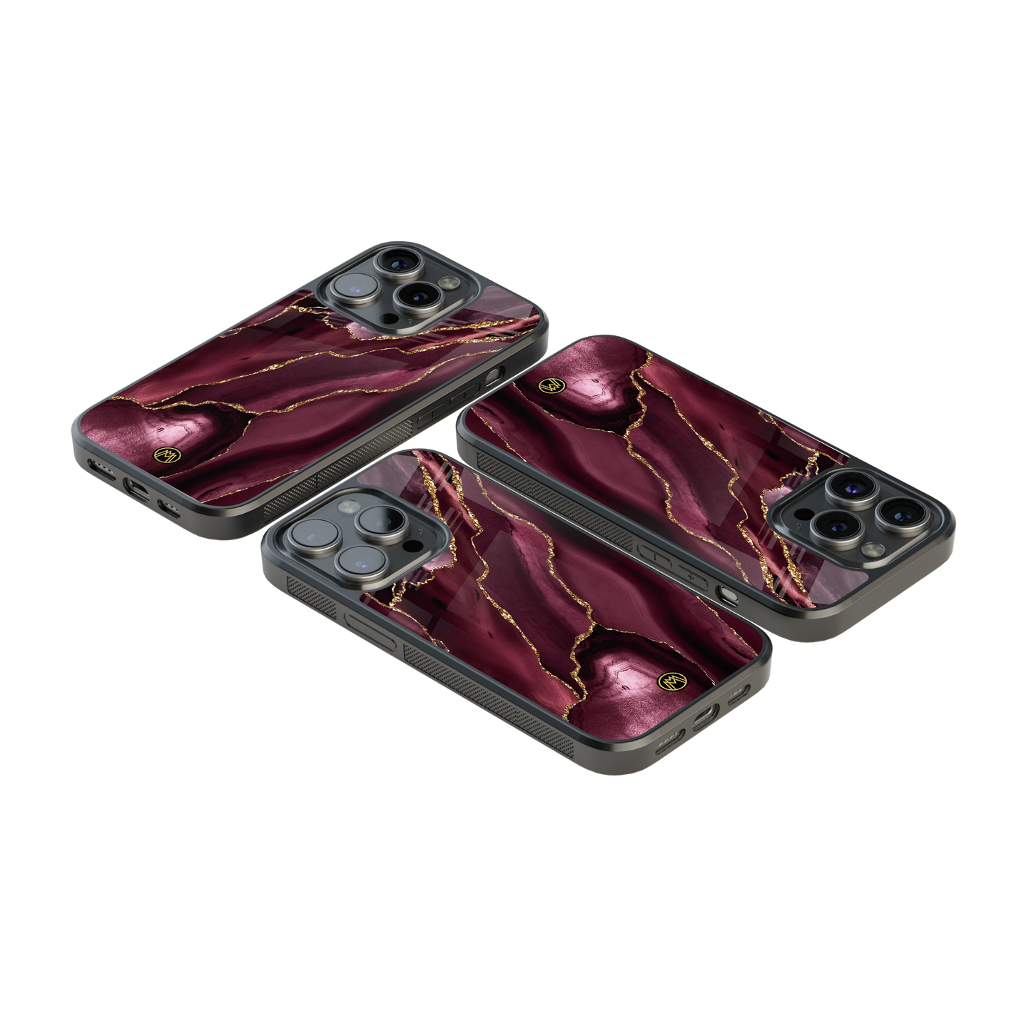 Luxury Glass Back Mobile Cover for iPhone, Samsung Galaxy, OnePlus, Pixel, Redmi & More