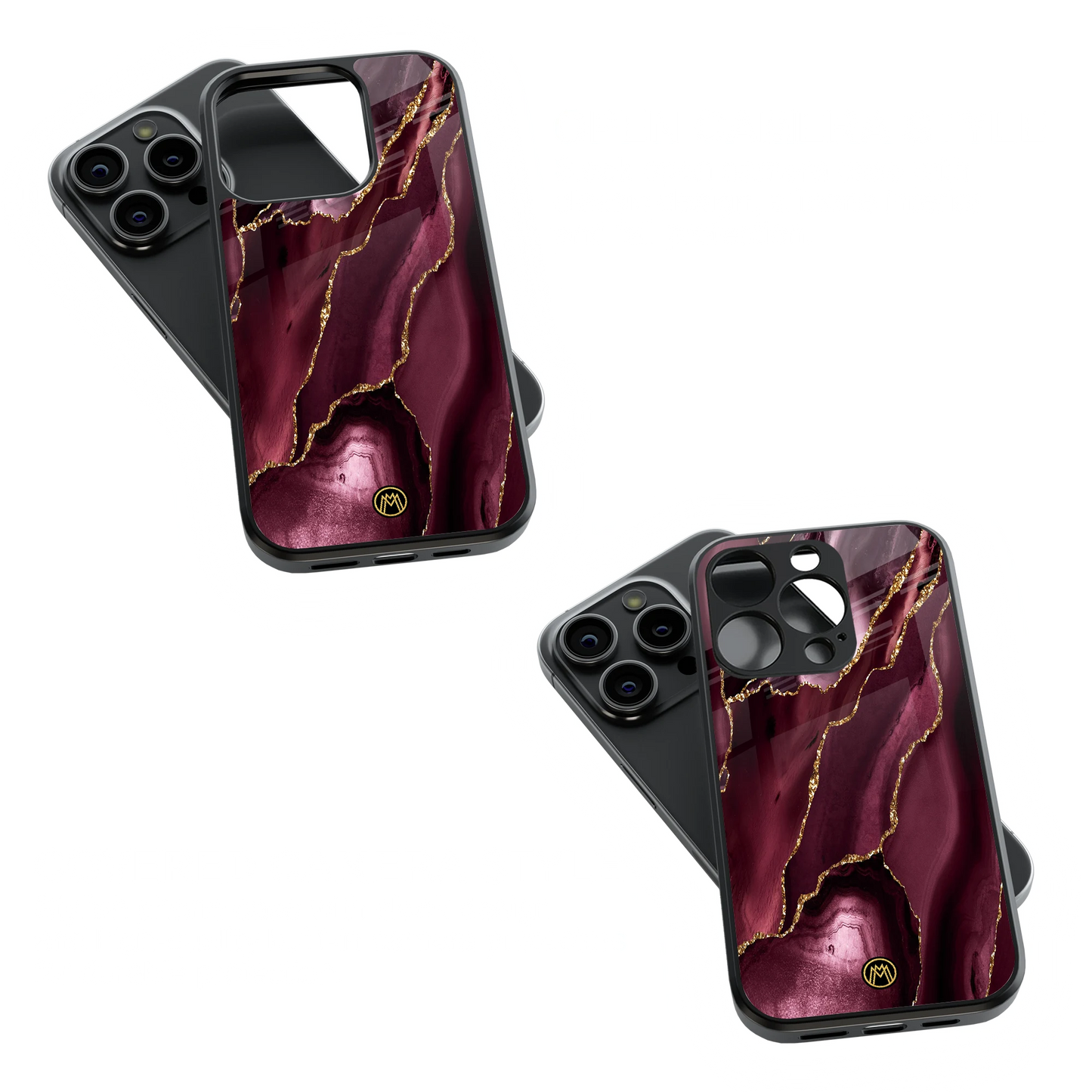 Trendy Glass Back Mobile Case for iPhone, Samsung, Redmi, OnePlus, Google Pixel, Motorola