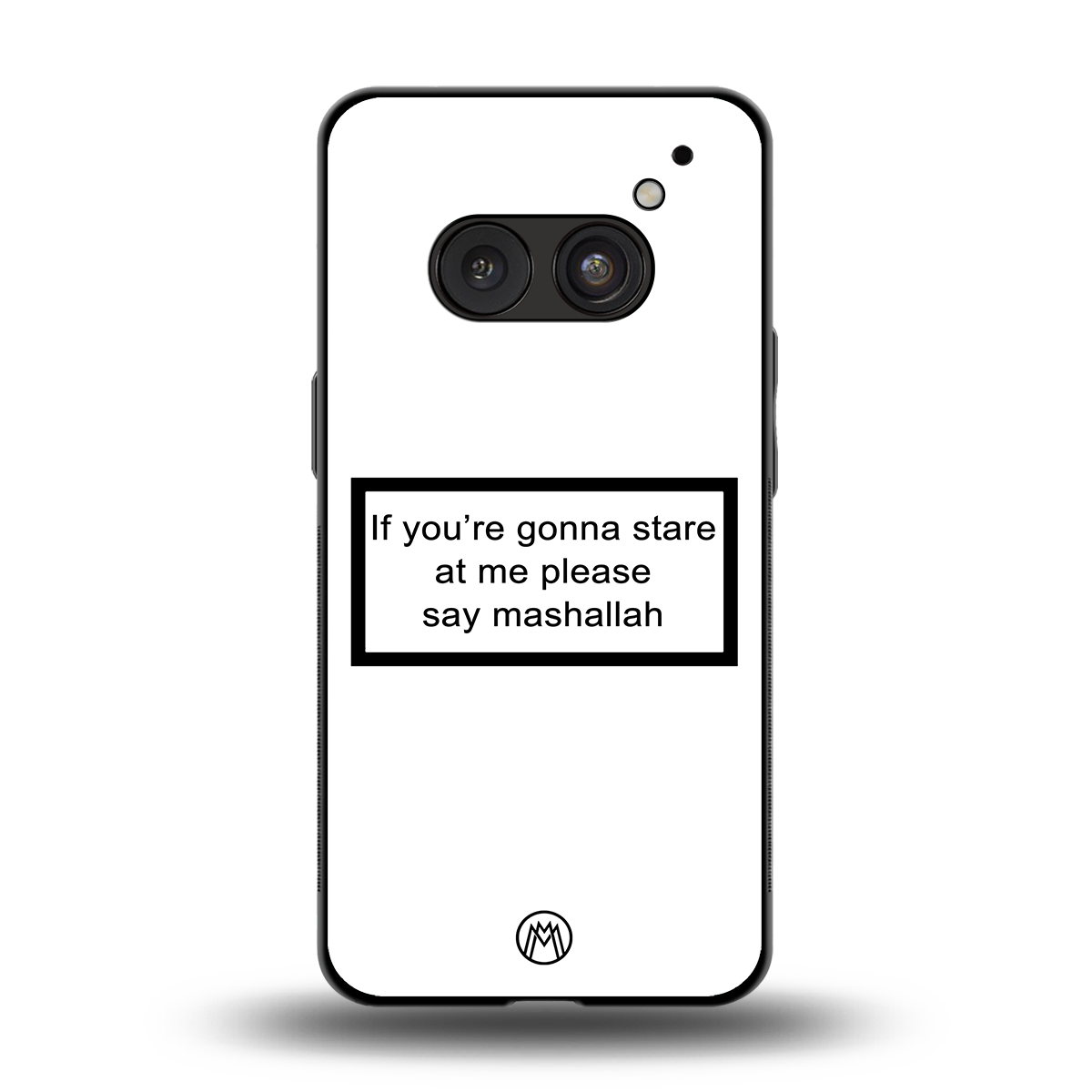 mashallah white edition back phone cover | glass case for nothing phone 2a
