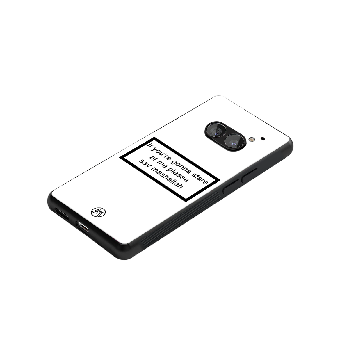 mashallah white edition back phone cover | glass case for nothing phone 2a