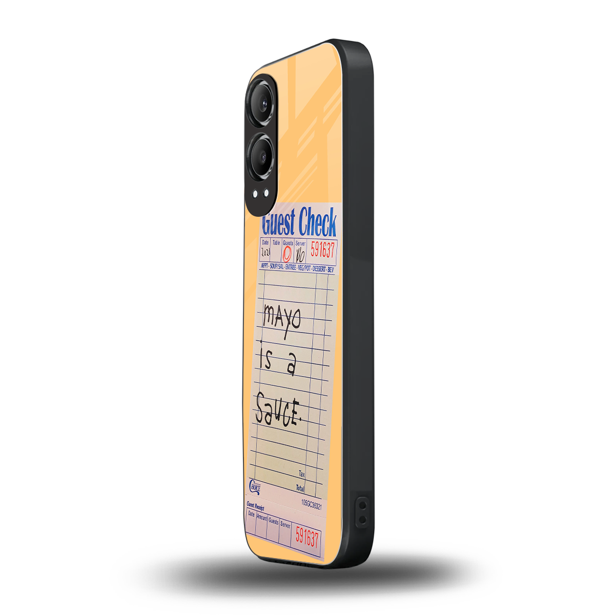 mayo is a sauce back phone cover | glass case for oneplus nord ce 4 lite