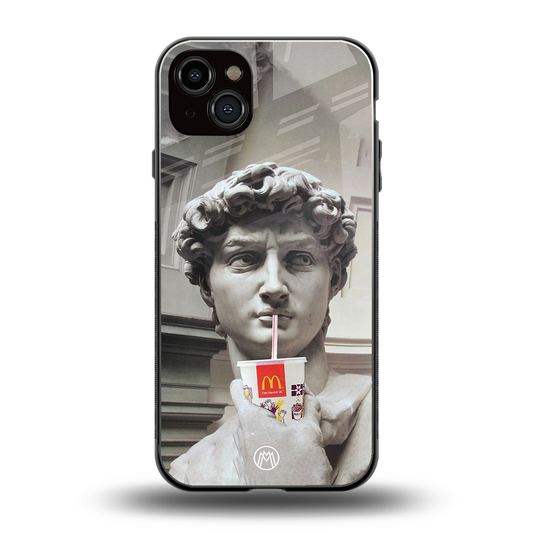 mc david back phone cover | glass case for iphone 14 plus