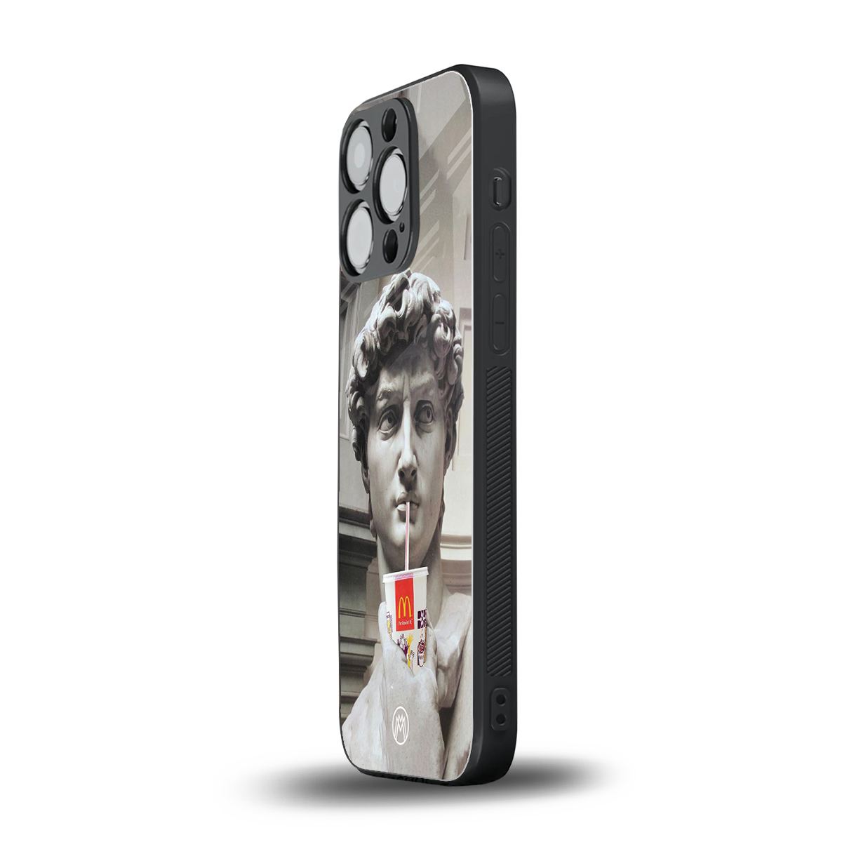 mc david back phone cover | glass case for iphone 14 pro