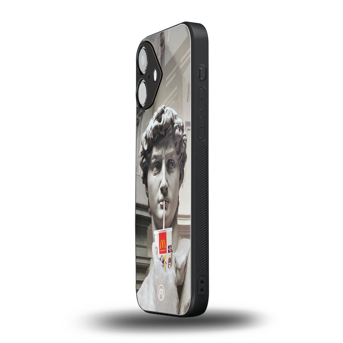 mc david back phone cover | glass case for iphone 16