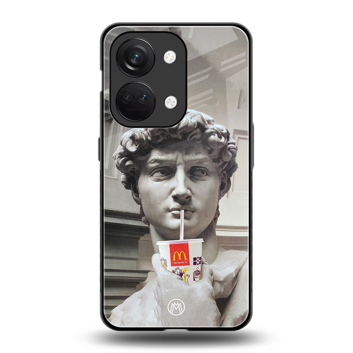 mc david back phone cover | glass case for oneplus nord 3