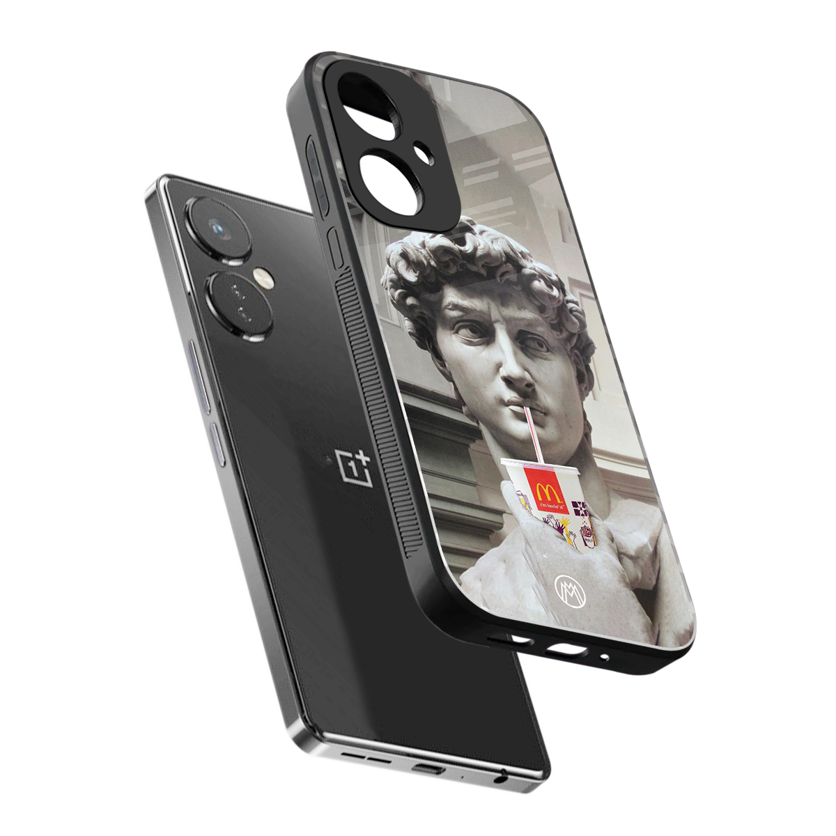 mc david back phone cover | glass case for oneplus nord ce 3