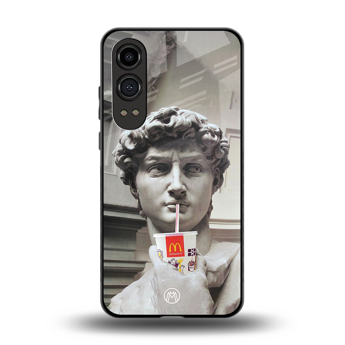 mc david back phone cover | glass case for oneplus nord ce 4 lite