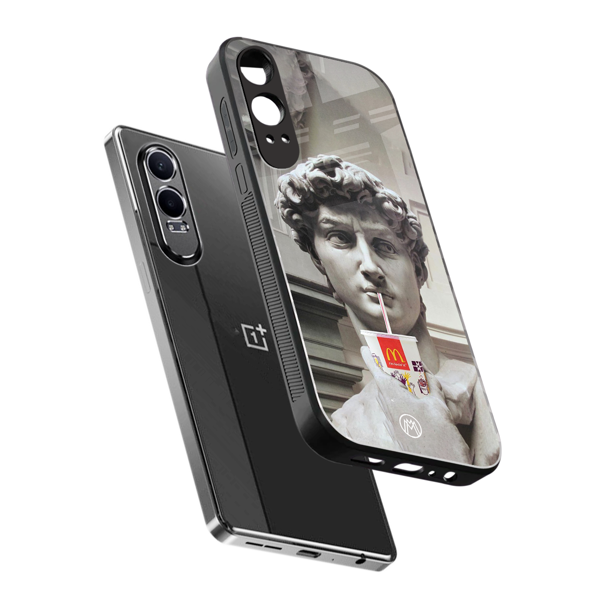 mc david back phone cover | glass case for oneplus nord ce 4 lite