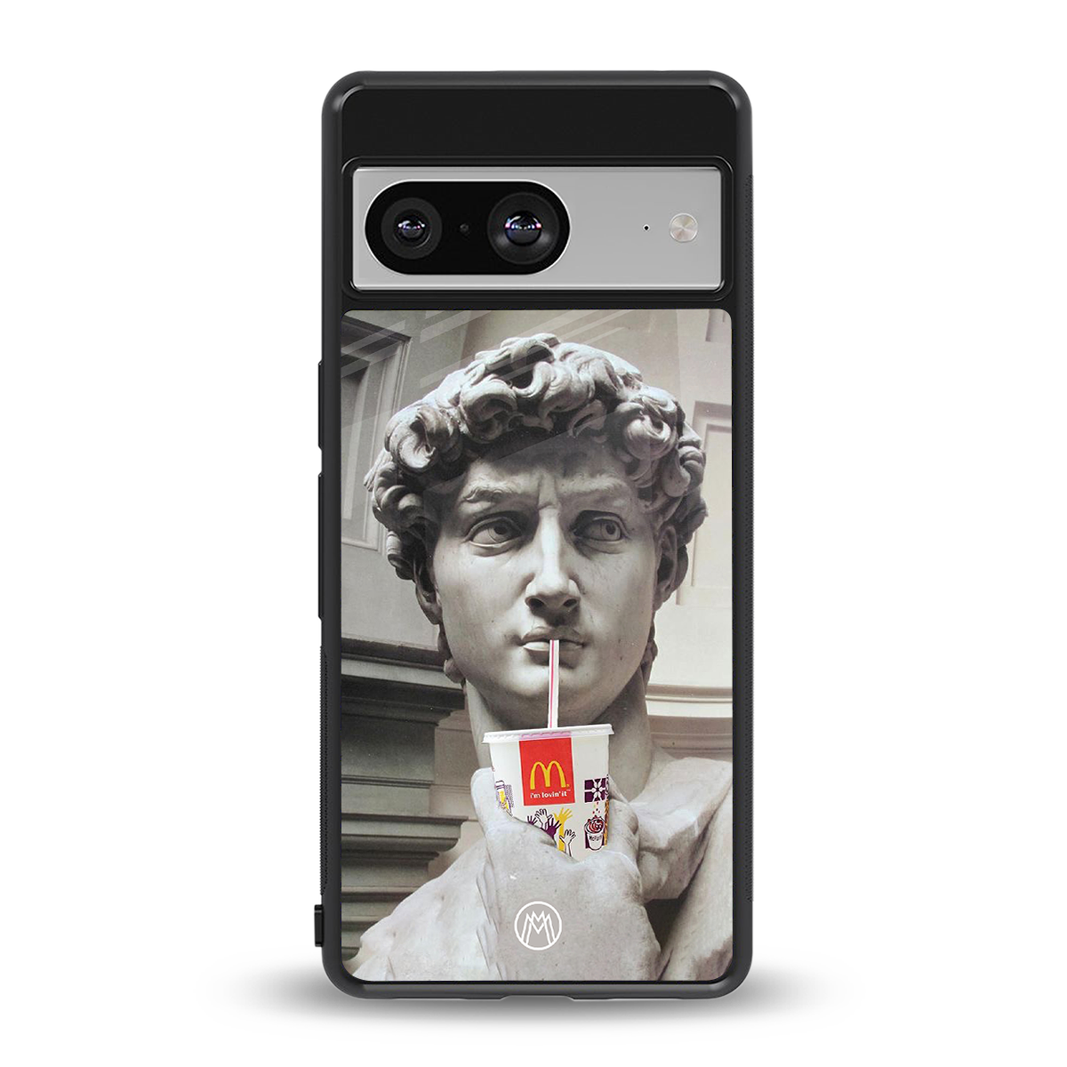 mc david back phone cover | glass case for Google Pixel 8