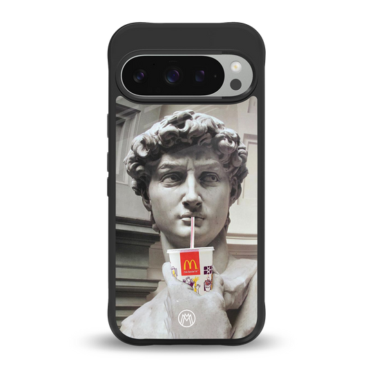mc david back phone cover | glass case for google pixel 9 pro