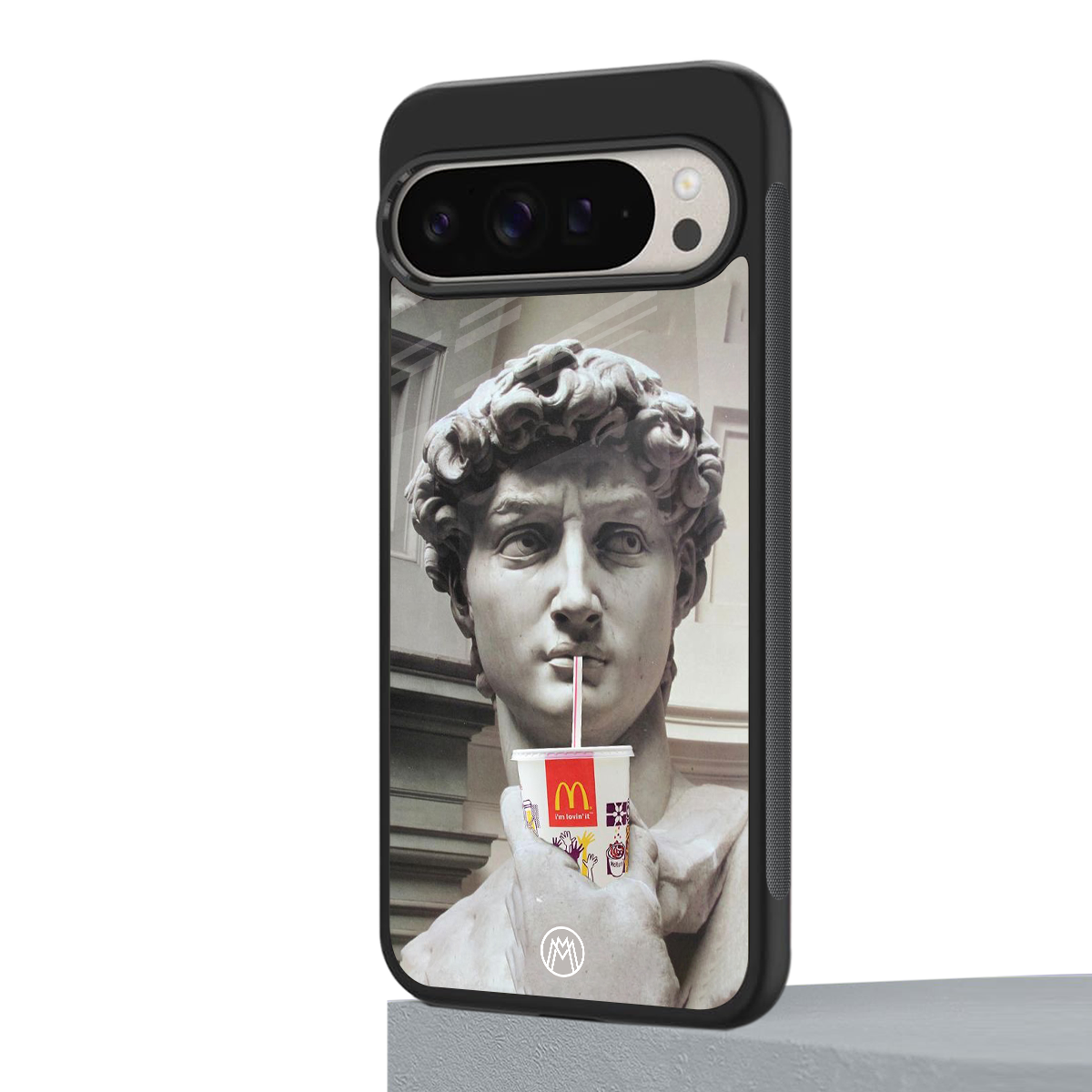 mc david back phone cover | glass case for google pixel 9 pro xl