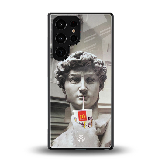 mc david back phone cover | glass case for samsung galaxy s25 ultra