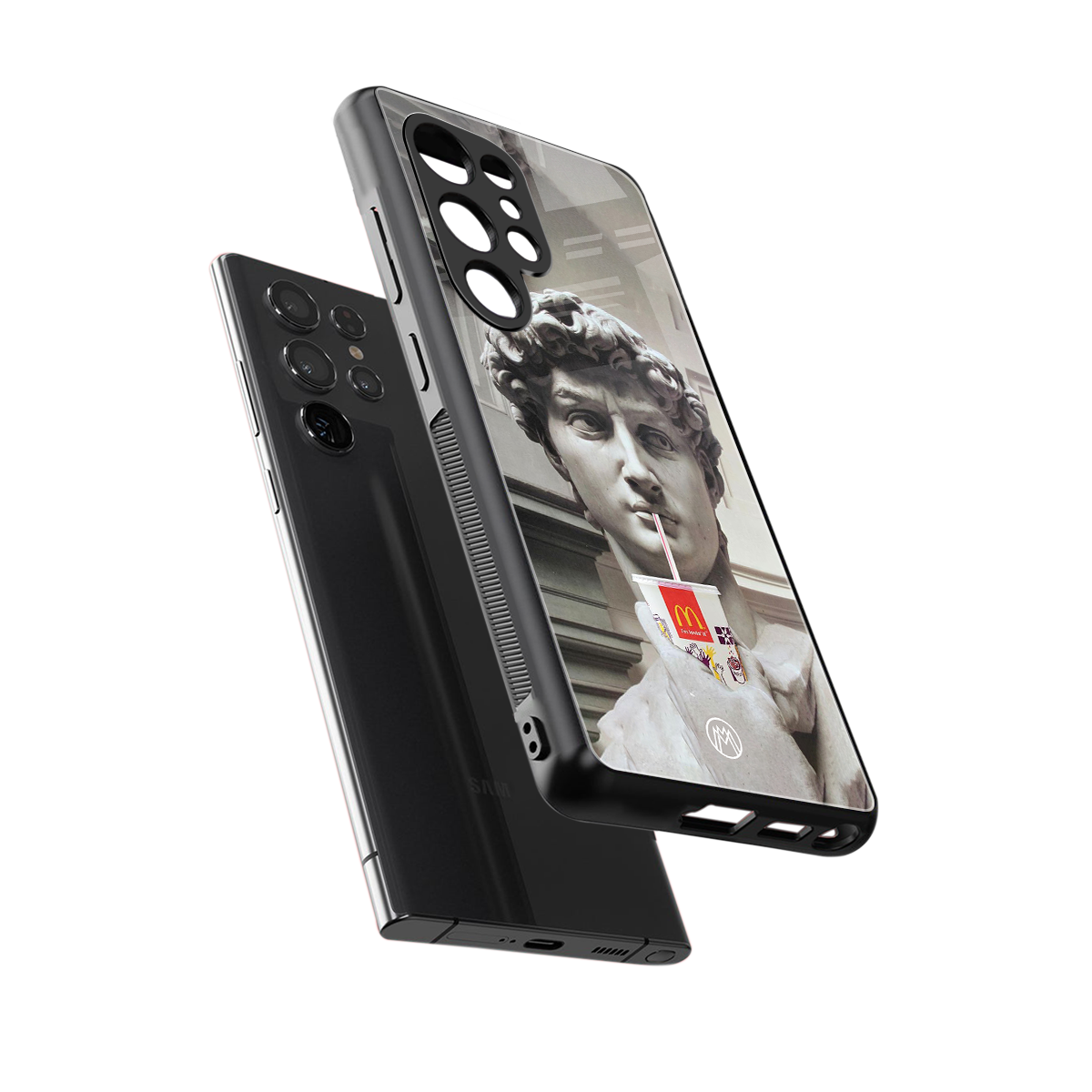 mc david back phone cover | glass case for samsung galaxy s25 ultra