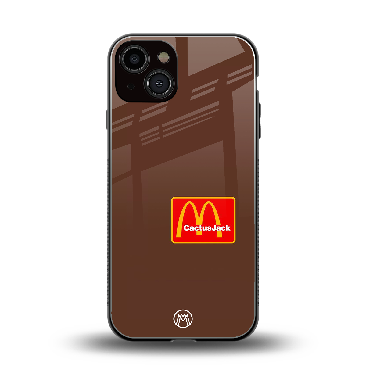 mc travis back phone cover | glass case for iphone 13