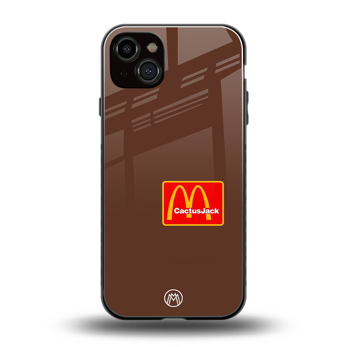 mc travis back phone cover | glass case for iphone 15 plus