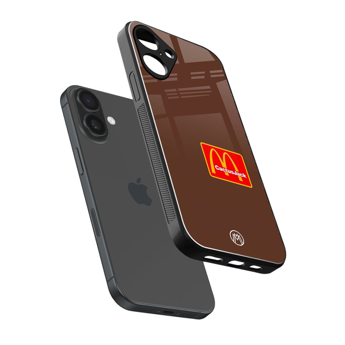 mc travis back phone cover | glass case for iphone 16 plus