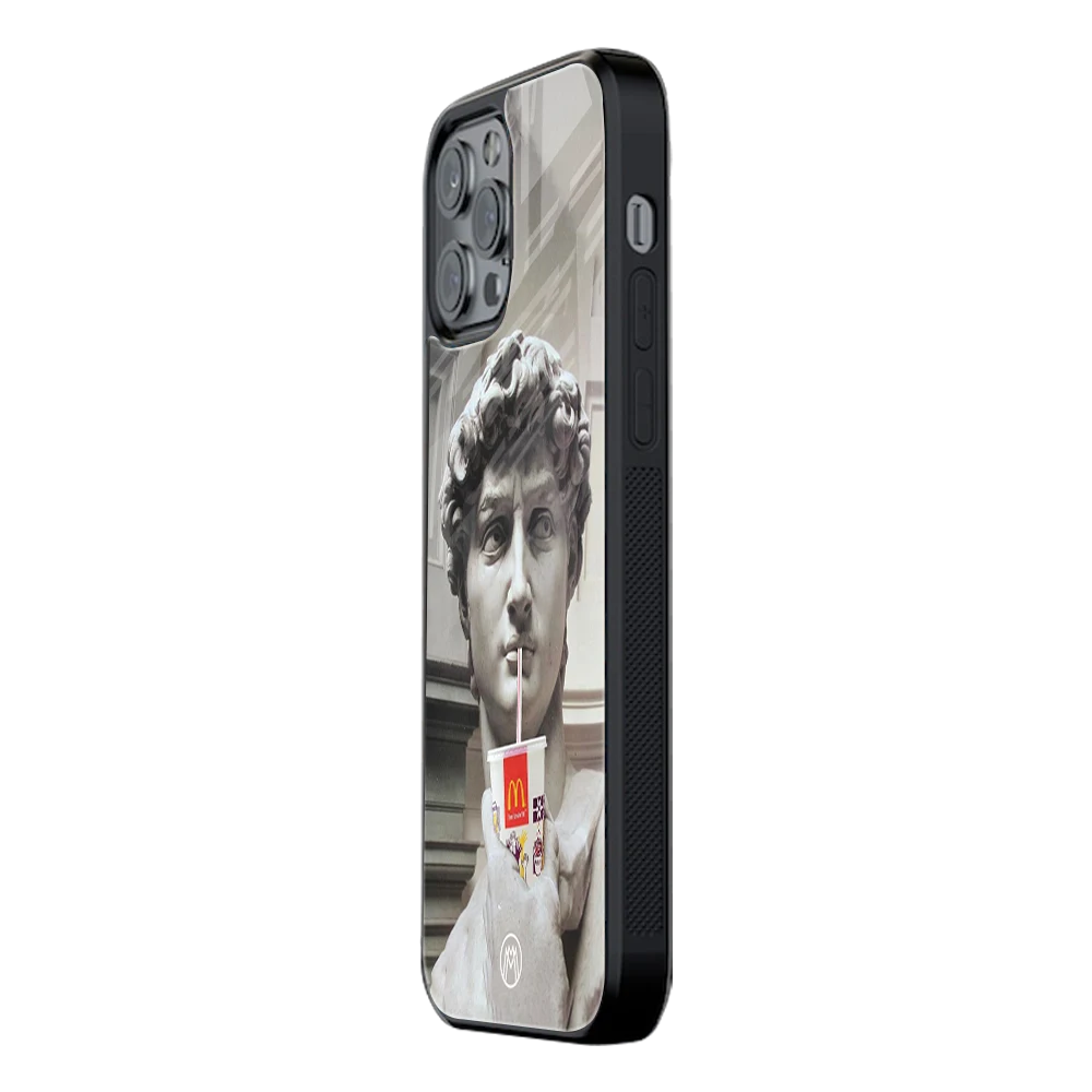 Slim Glass Back Phone Case for Multiple Brands โ iPhone, Samsung, Redmi, OnePlus, Oppo, Vivo
