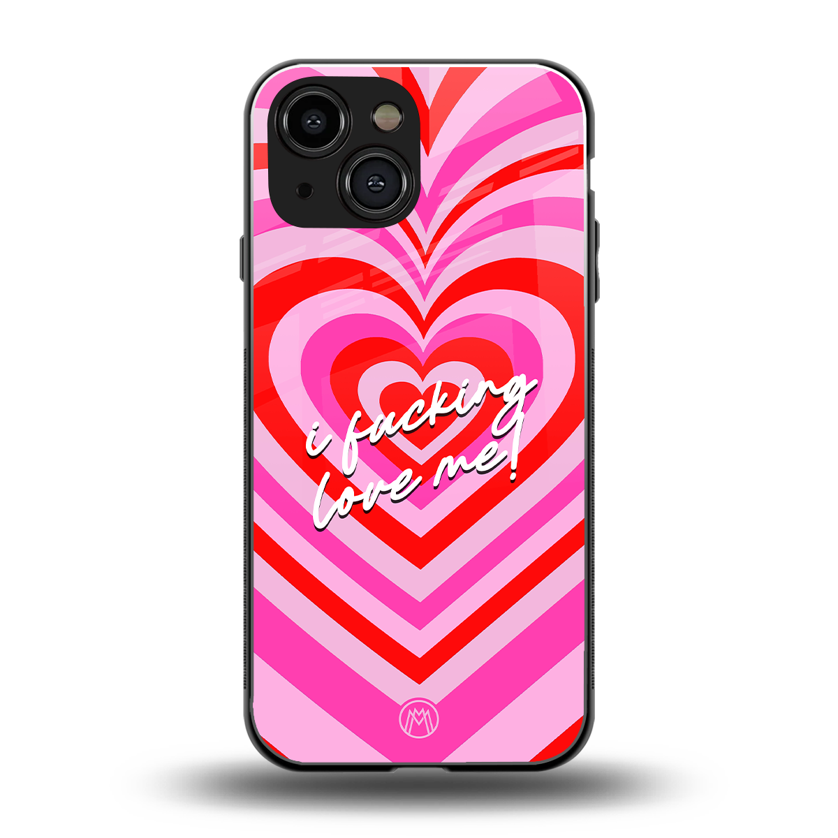 me first back phone cover | glass case for iphone 13 mini