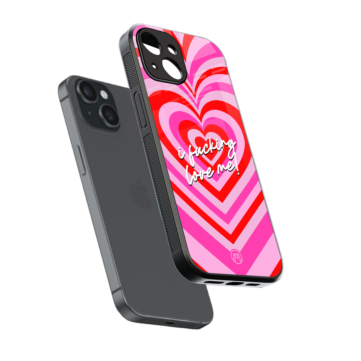 me first back phone cover | glass case for iphone 13 mini