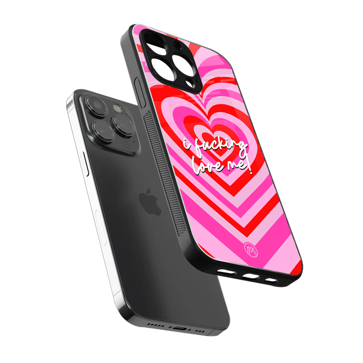 me first back phone cover | glass case for iphone 15 pro max