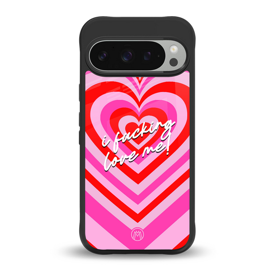 me first back phone cover | glass case for google pixel 9 pro