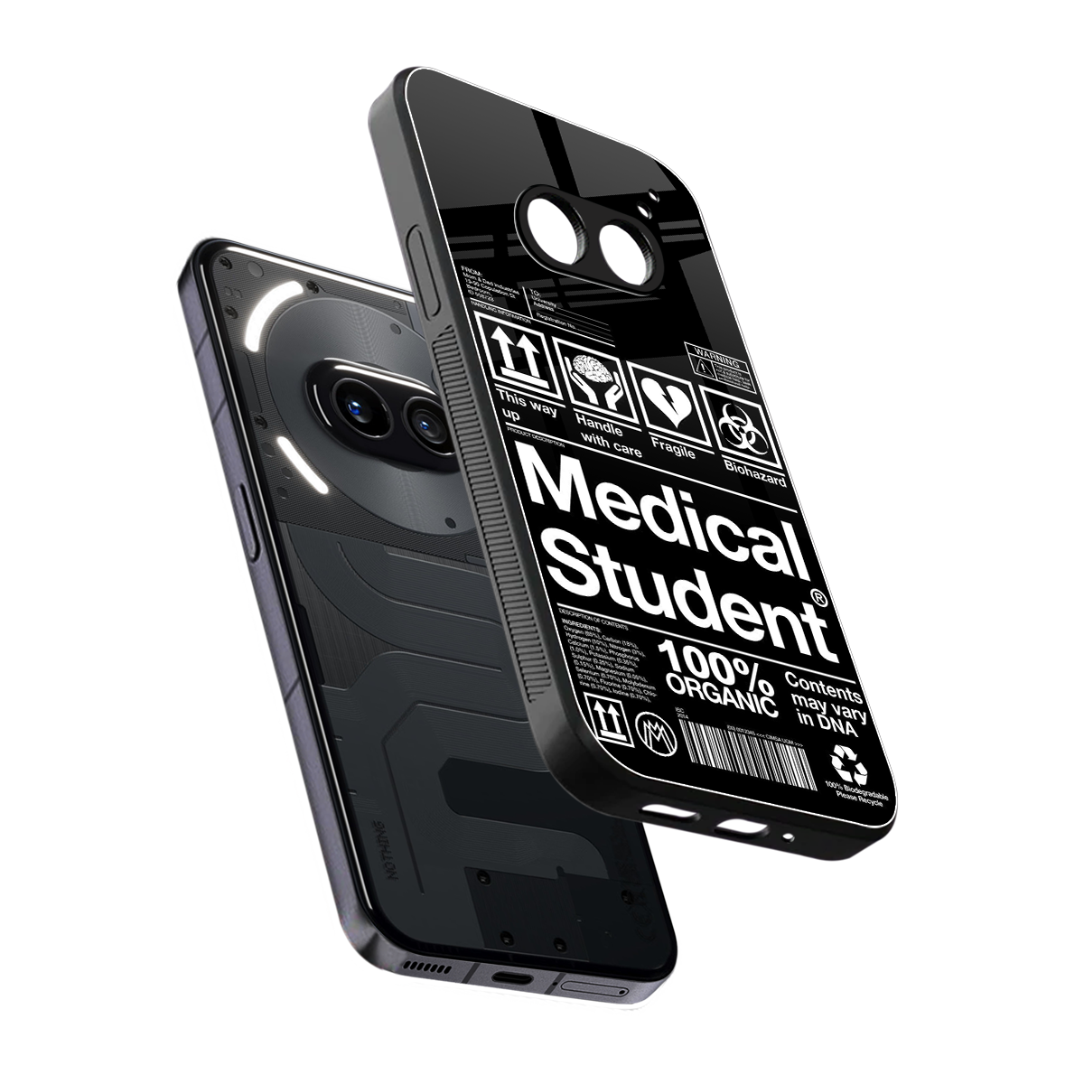 medical student back phone cover | glass case for nothing phone 2a