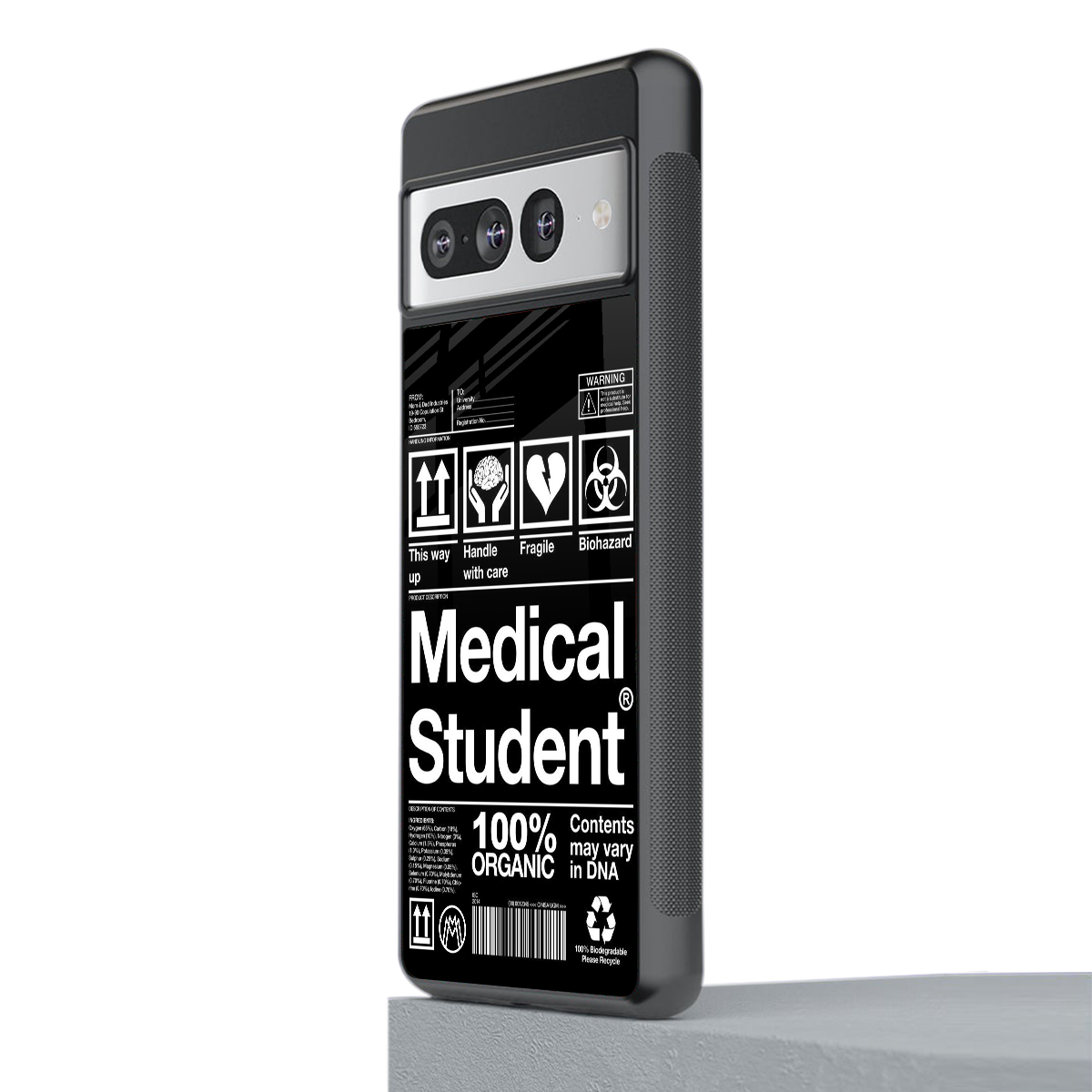 medical student back phone cover | glass case for google pixel 7 pro