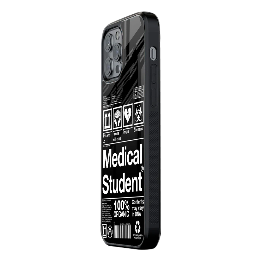 Slim Glass Back Phone Case for Multiple Brands โ iPhone, Samsung, Redmi, OnePlus, Oppo, Vivo