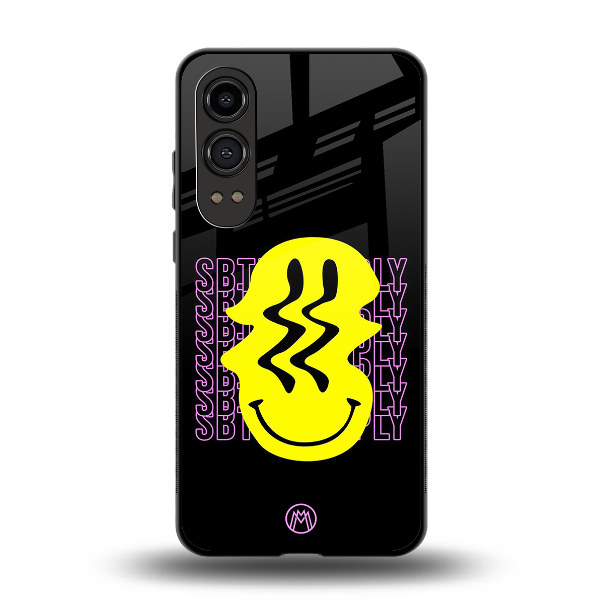 melt smile back phone cover | glass case for oneplus nord ce 4 lite