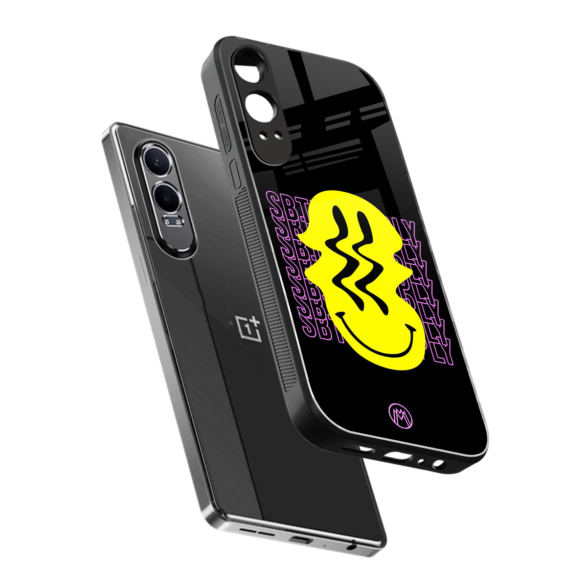 melt smile back phone cover | glass case for oneplus nord ce 4 lite