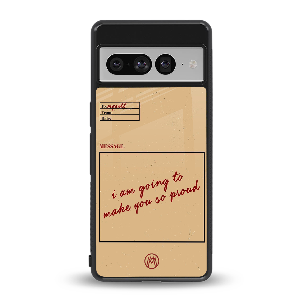 memo back phone cover | glass case for google pixel 7 pro