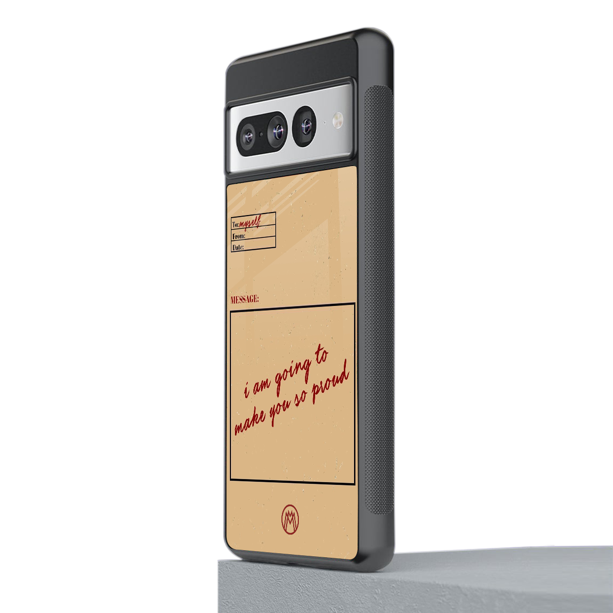 memo back phone cover | glass case for google pixel 7 pro