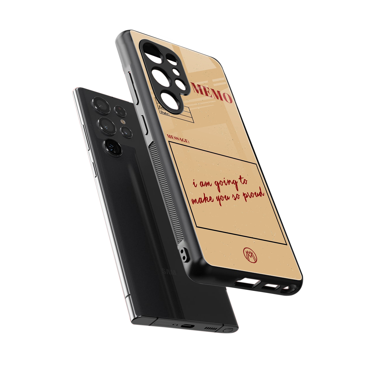 memo back phone cover | glass case for samsung galaxy s25 ultra