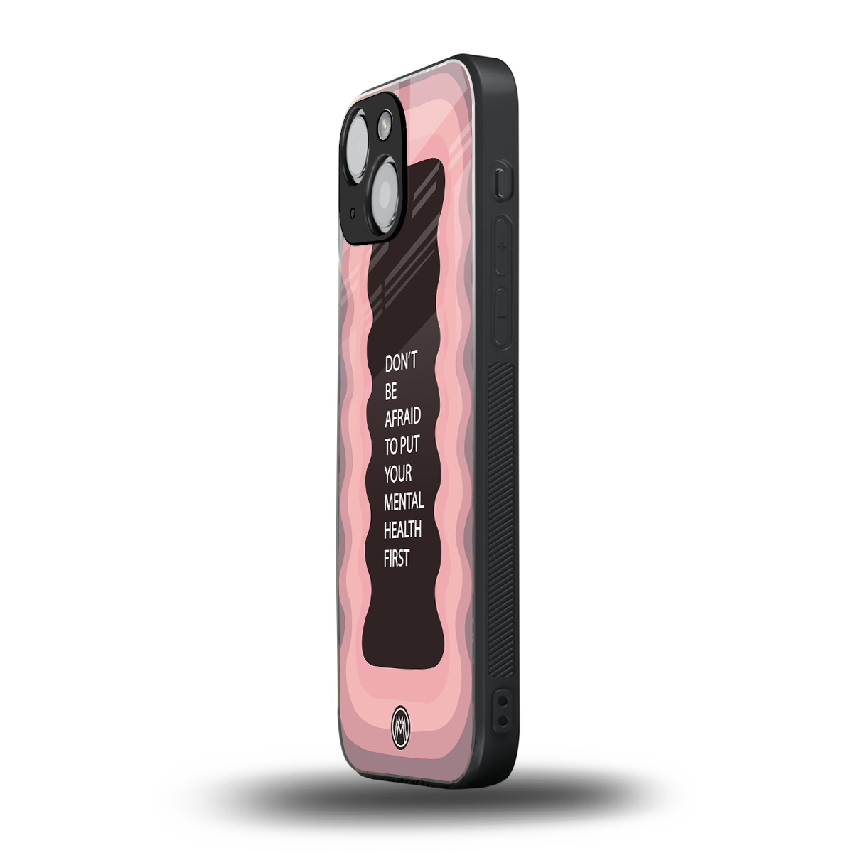 mental health first back phone cover | glass case for iphone 13 mini