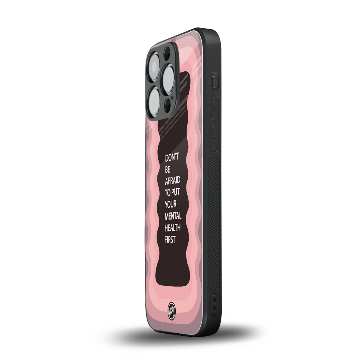 mental health first back phone cover | glass case for iphone 14 pro
