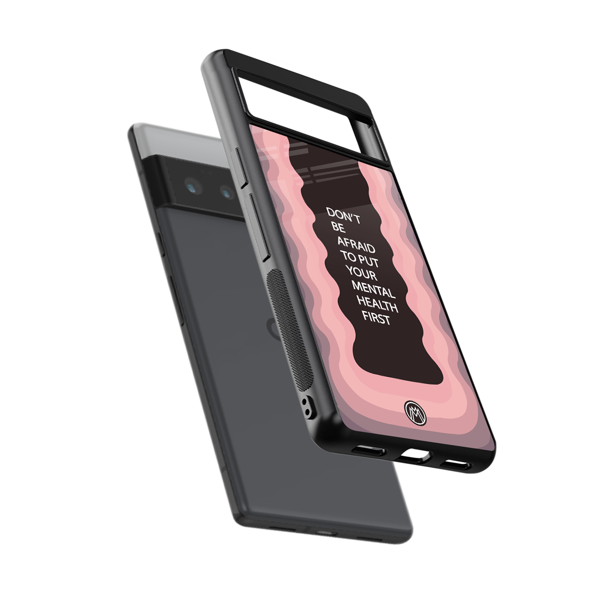 mental health first back phone cover | glass case for google pixel 6 pro