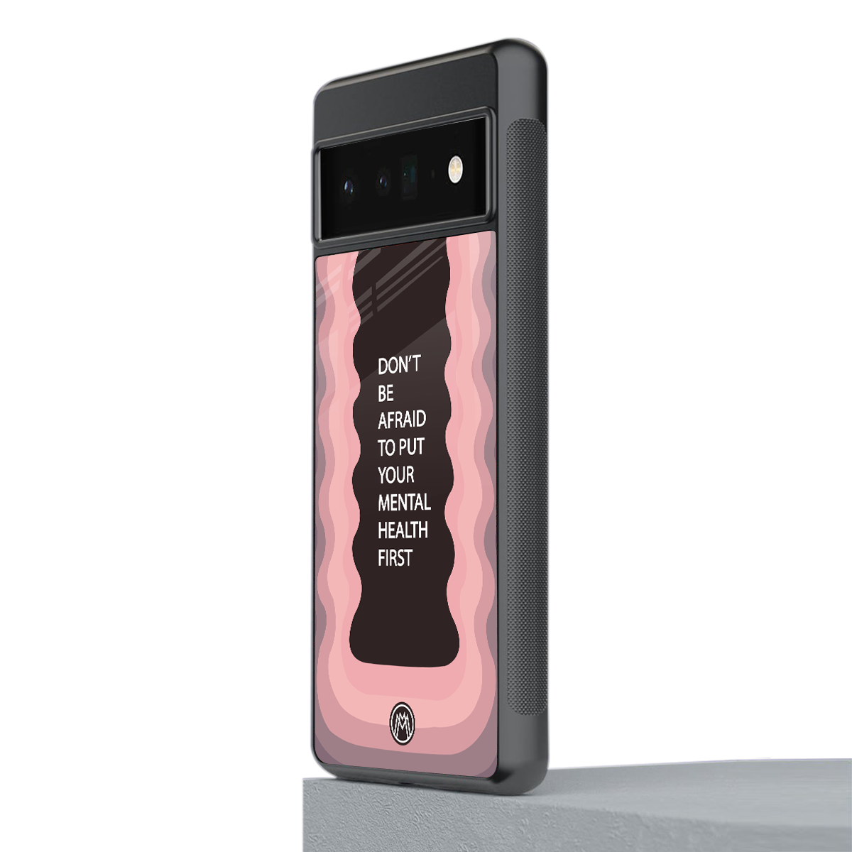 mental health first back phone cover | glass case for google pixel 6 pro
